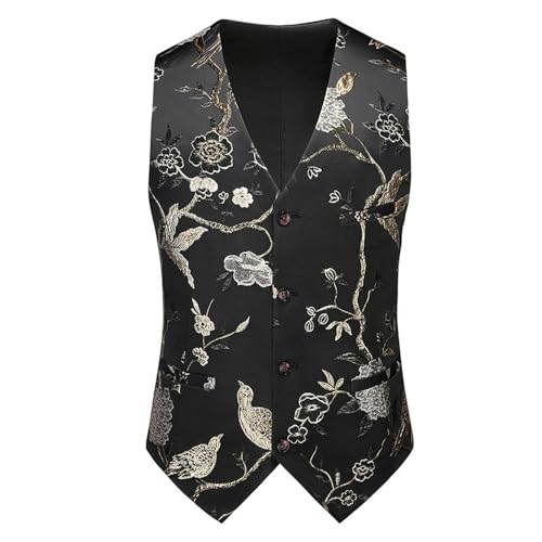ZUOYIMEI Gilet De Costume Homme Sans Manches Avec Poches Coupe