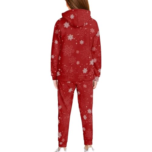 Girls Boys Tracksuit 2 Piece Hoodie and Jogger Pants Athletic Sweatsuits Set Kids Casual Activewear 5-12Y2