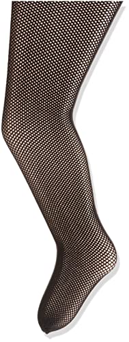 Capezio Big Girls' Studio Basics Fishnet Seamless Tight,Black,One Size #TOP10