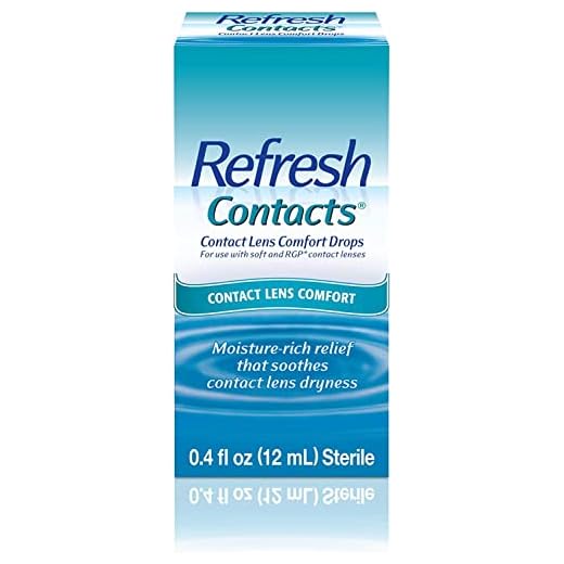 Refresh Contacts, Lubricant Eye Drops, Contact Lens Comfort, 0.4 Fl Oz Sterile - 5 Pack