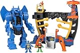 Imaginext DC Super Friends Batman Playset, Robo Command Center with Detachable 10-inch Robot plus Batman and Robin Figures, HML02