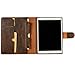 Vintage distressed leather iPad stand cover for New iPad Pro 9.7 10.5 11 12.9 Leather iPad organizer case for 2019 iPad Air 10.5 inch IXPMC
