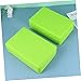 NULYLU 3PCS High Density Foam Brick Yoga Block Set Non-Slip Support for Beginners for Dance Practice and Home Workouts