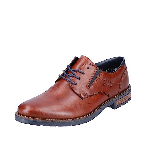 Rieker Men's Derby Lace-up Oxford Flat