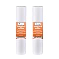 iSpring 1 micron 10"x2.5" Universal Sediment Filter Cartridges, 15,000-Gallon, Multi-layer, 2-Pack, Tested to Meet NSF/ANSI Standard