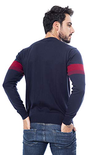 Suéter Masculino Rockler Decote Redondo (Marinho, M)