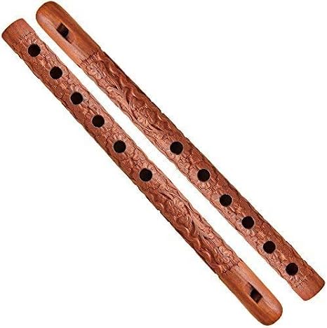Traditional Wooden Flute: A Timeless Woodwind Musical Instrument (Pack of 1)