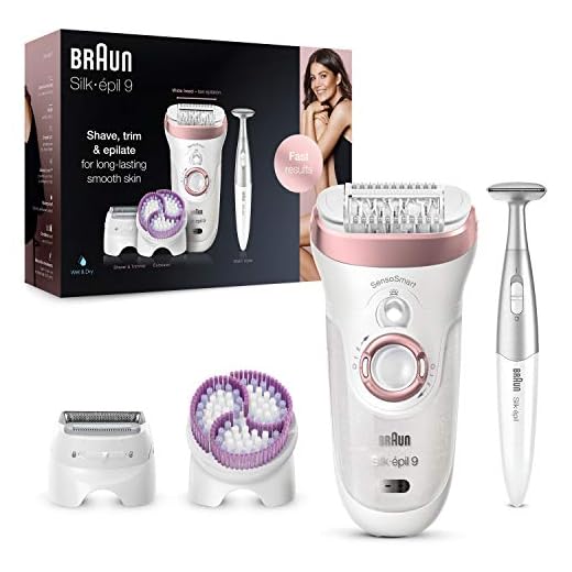 Braun Silk-épil 9-980 SkinSpa SensoSmart Hårborttagning Set Vit/Rosa