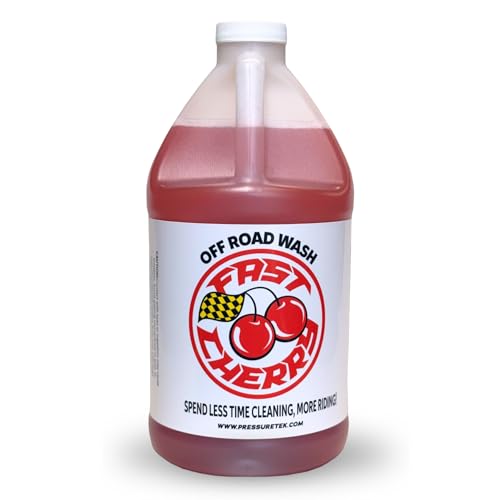 Fast Cherry Off-Road Vehicle Wash 64 oz Concentrated Mud & Grime Remover; High-Foam Soap for Dirt Bikes ATVs UTVs SXS & Trucks; Safe for Plastic Paint & Metal; Pressure Washer & Foam Cannon (1)