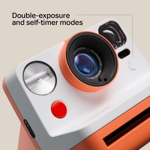 Polaroid Now 3rd Generation I-Type Instant Camera + Film Bundle - Now Black Camera + 16 Color Photos (6560) - 5