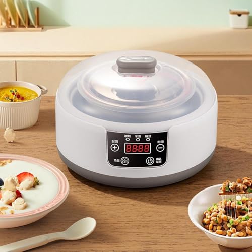 Image of CALANDIS Automatic Yogurt Maker Low Noise Household Constant Temperature Control 1.2L | Yogurt Makers | Small Kitchen Appliances