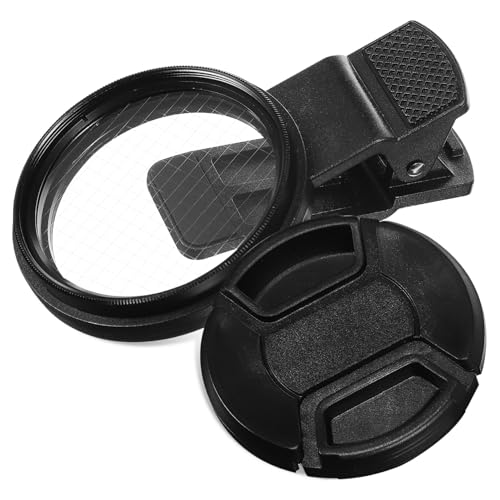 SOIMISS Universeller Sternfilter Handy Kamera Clip Kamera Filter mit Punkt Diffusor für Kreative Nachtaufnahmen Praktischer Clip für Smartphone...