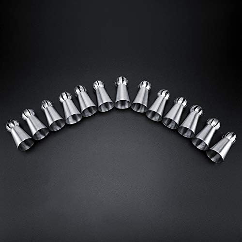 Miniatura 7 de 13 boquillas para tartas, boquillas de acero inoxidable para glaseado, galletas, cupcakes, decoración de pasteles