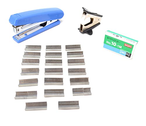Stapler and Remover with Staples Number 10 1 m 1000 Small Staples ... 9 mm x 4 mm, 10 -1 - Image 4
