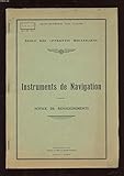  INSTRUMENTS DE NAVIGATION. NOTICE DE RENSEIGNEMENTS