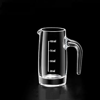 Joeyan Glass Liquor Dispenser Set with Measuring Scale