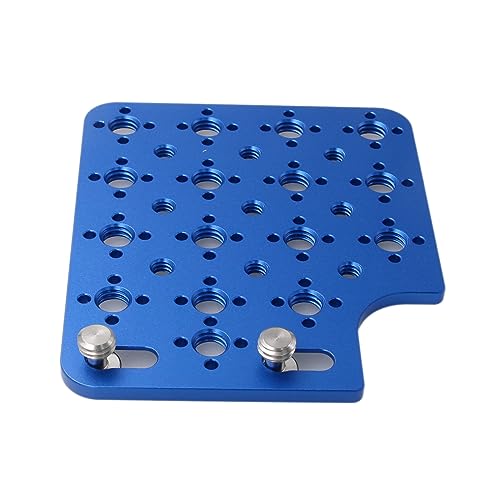 Placa de queso lateral ARRI Alexa Mini LF en acabado azul anodizado con roscas de precisión 7