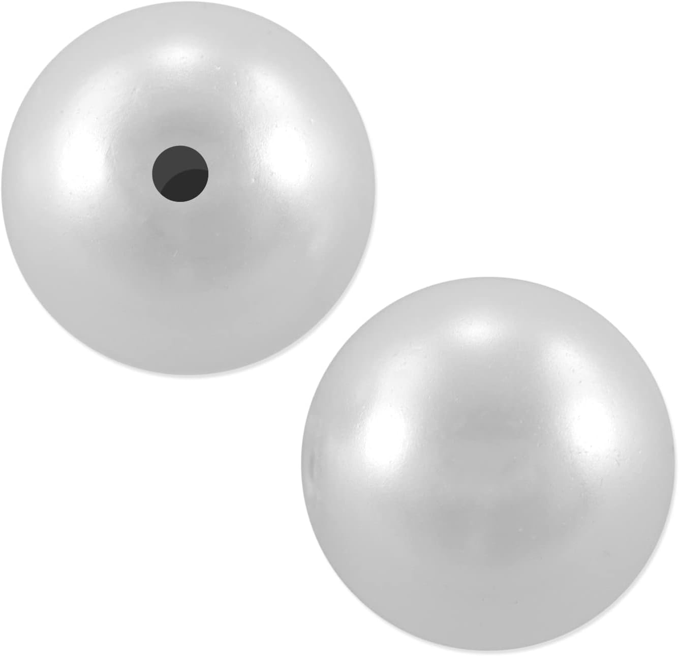 Preciosa Crystal Nacre Round Pearl 4mm White (Package of 40)