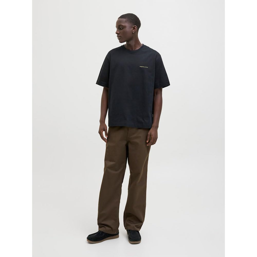 Jack & Jones Jorparos Easter Sketch Tee SS Crew Neck, czarny, L