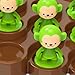 Monkey Balance Game Toys with 28 Monkeys and 1 Dice, Focus and Balance Training, Interactive Stacking Toy, Parent-Child Interactive Balancing Board Games, Balance Building Toy for Kids Adults