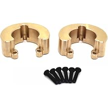 Brass Front Wheel Counterweight Block Compatible with 1/10 Scale RC Cars Compatible with YiKong YK4106 Parts