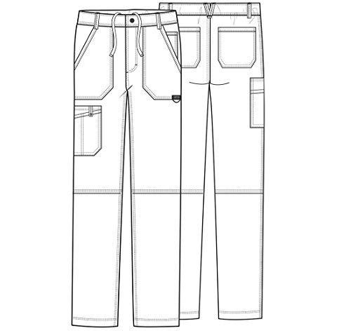 Pantalon de travail multipoches Cherokee Revolution marine extensible en 2XL - 6