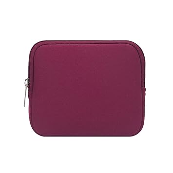 Laptop Adapter Storage Bag Wear-Resistant Scratch-Resistant Digital Storage Bag for Hark Disk Mouse Data Cable Wine Red pekdi