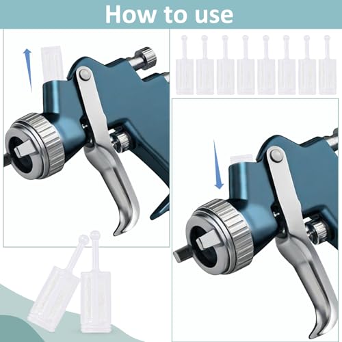 HVLP Lacksieb 40 Stück Einweg Lackfilter Gravity Spray Filter Farbsieb Schwerkraft Farbsiebe Feinmaschige Paint Filter Universalgröße für Die Meisten Schwerkraft Lackierpistole Sprühpistole