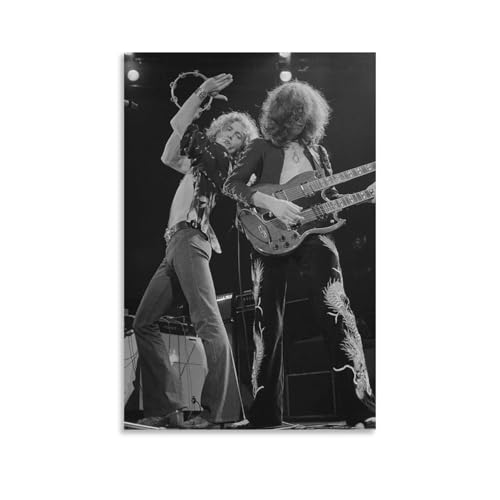 Led Zeppelin ���b�h�E�c�F�b�y���� ���b�N�o���h �|�X�^�[ �ǃA�[�g �L�����o�X �v�����g ���r���O �Q�� �_�C�j���O���[�� �o�X���[�� �z�[������ �Ǌ|��24x36inch(60x90cm)