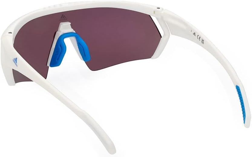 adidas Sunglasses Sport SP 0063 24X White/Other/Blue Mirror