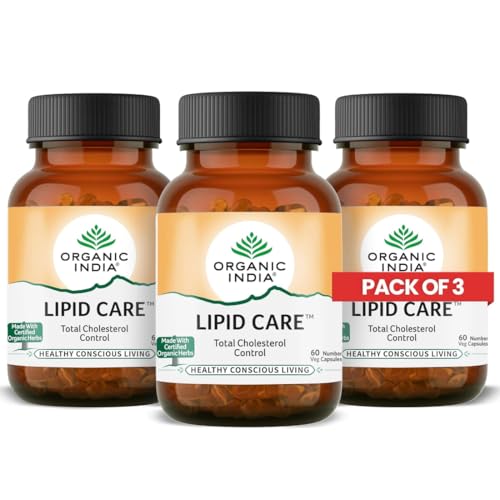 A TATA Product - Organic India Lipid Care - 60 Veg Capsules, Helps In Normal Cholesterol Levels & Lipid Levels, Lower Heart Rate & Blood Pressure, Naturally Rich In Antioxidants, GMP & NPOP Certified product image 11