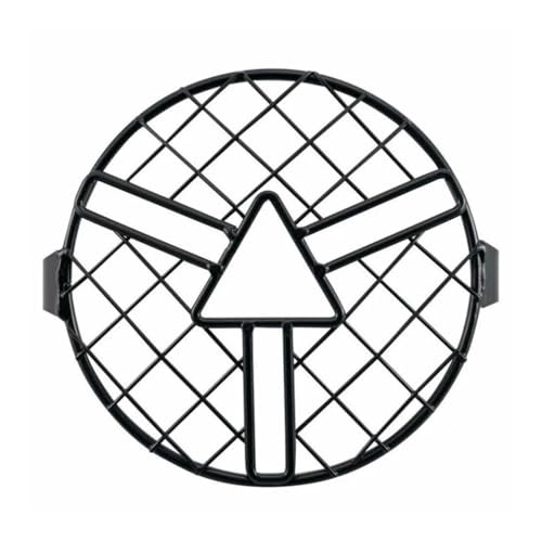 Cache phare couvercle de protection phare moto universel grille métallique rétro