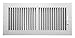 Accord AASWWH2146 Sidewall/Ceiling Register with 2-Way Aluminum Design, 14-Inch x 6-Inch(Duct Opening Measurements), White