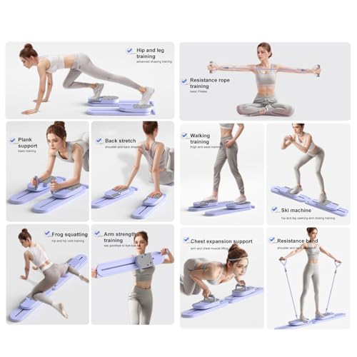 Máquina abdominal y reformador de pilates dividido para corregir el equilibrio 7