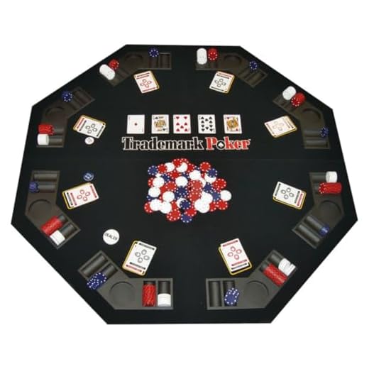 Trademark Poker Texas Traveller Table Top & Chip Travel Set
