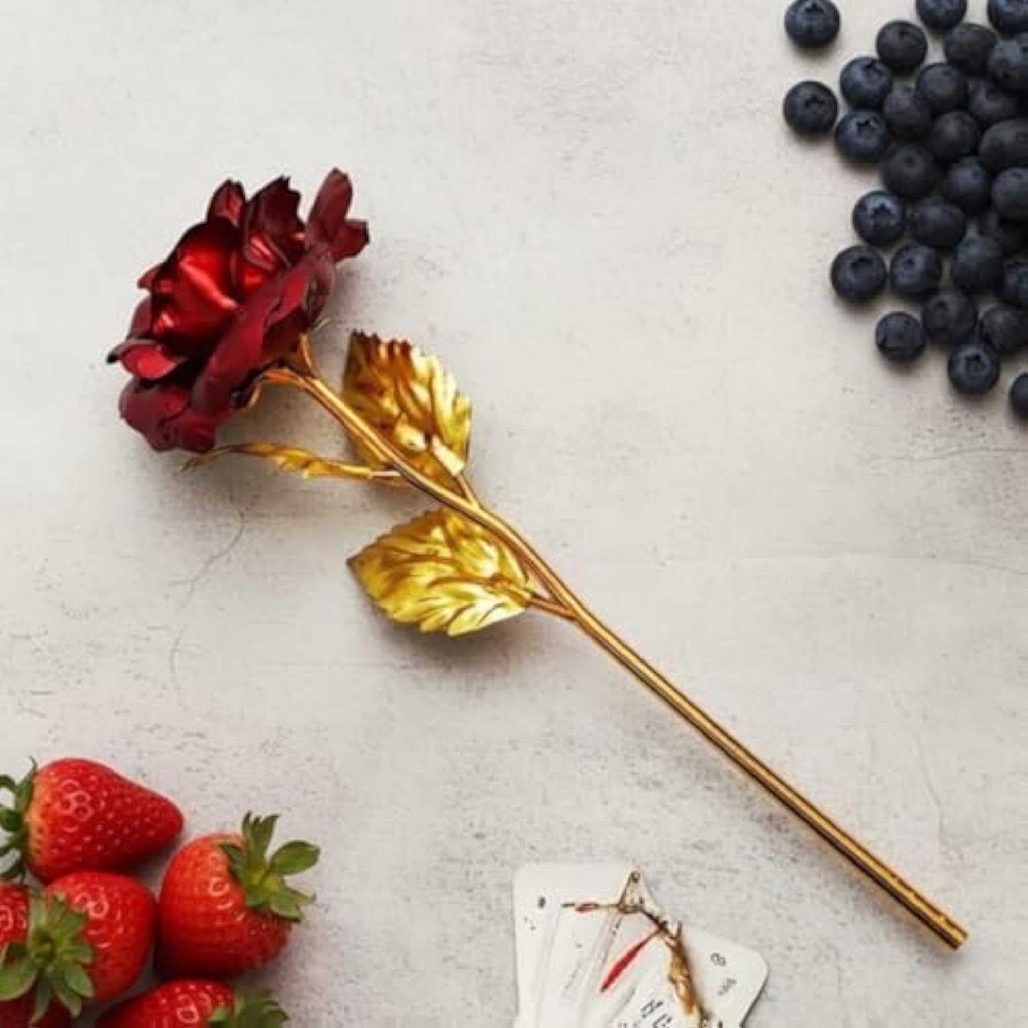 24K Gold Plated Artificial Rose, Luxury Gift