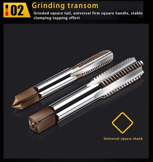 M3 X 0,5MM Metrico Rubinetto E Dado Set HSS Macchina Filo Vite - Foto 11