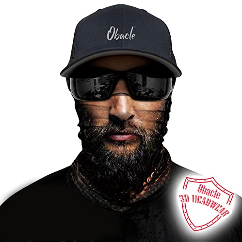 Image of Obacle Skull Face Mask Half for Dust Wind UV Sun Protection Seamless 3D Tube Mask Bandana for Men Women Durable Thin Breathable Skeleton Mask Motorcycle Riding Biker Fishing Cycling Sports Festival