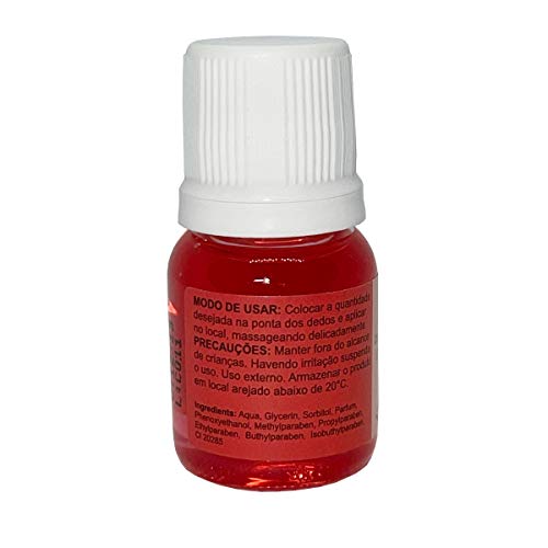 KIT GEL COMESTÍVEL SENSAÇÃO TÉRMICA ESQUENTA HOT SABOR MORANGO COM CHAMPANHE