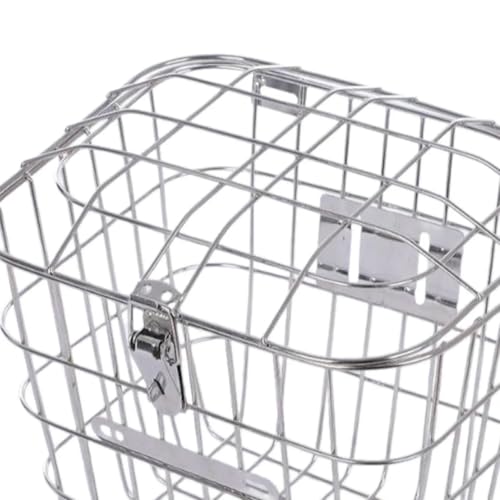 Panier de vélo sécurisé à serrure avec porte-vélos robuste en acier