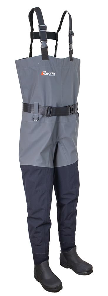 Amazon | リアス(Rearth) ブーツウェーダーTRY v3 ダークグレー (DGR  