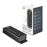 Vantec 7-Port Dedicated Aluminum USB Smart Charger (UGT-AC702C)