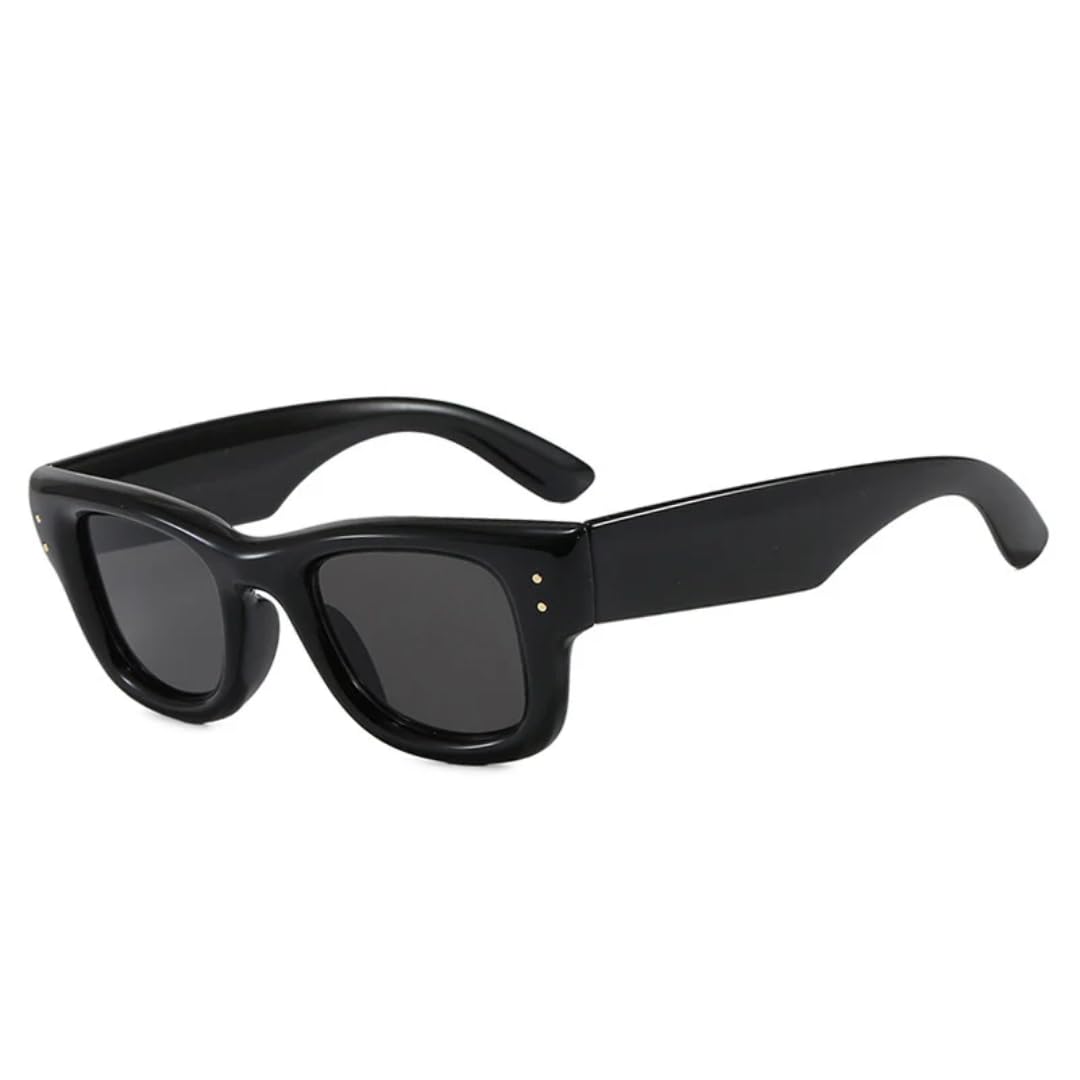 Lunettes de soleil dégradées UV400 à monture rivets pour femmes et hommes - 8