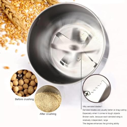 Image of Stainless Steel Nima Grinder | Multifunctional Grinder | Smash Machine Coffee Beans Electric Grinder | Household Mixer Grinder (Pack of 1)