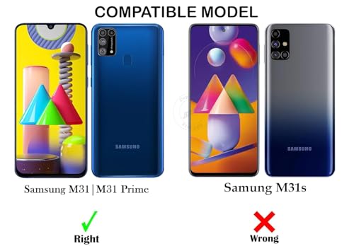 Image of Jkobi Lifetime Anti-Yellow Clear Back Cover Case for Samsung Galaxy M31 | M31 Prime (Sleek Hard Crystal | Shockproof and Camera Protection)