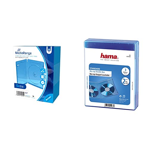 MediaRange BOX38 BD-Leerhülle 5 Stück
Hama Blu-ray-Doppelhülle