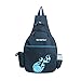Bronze Times(TM) Tennis Racquet Backpack-Deep Blue