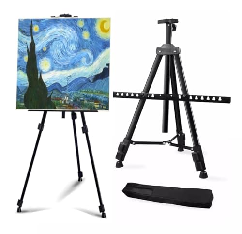 La mejor selección de Caballetes los 5 más buscados. 46 Caballete Pintura para Artista Altura Regulable 52-158 cm, Caballete Pintura Niños Profesional para Pintar, Dibujar y Exhibir