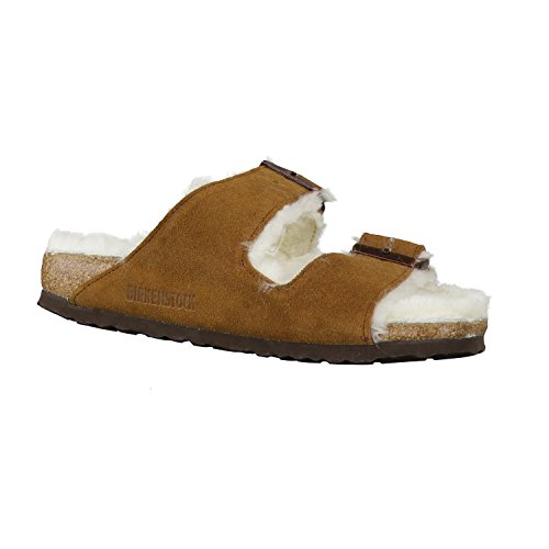 Miniatura 11 de Birkenstock 1001135 Arizona Shearling Mink, Suede Leather Hombre Mink Eu 38