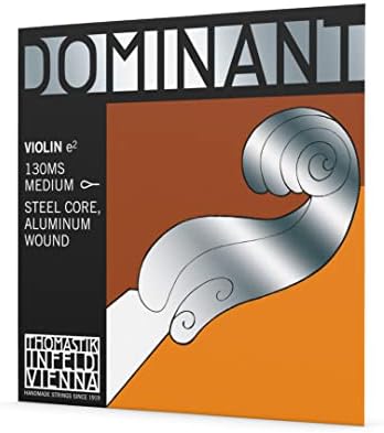 Thomastik Einzelsaite für 4/4 Violine Dominant - D-Saite Kunststoffkern, Alu. umsponnen, stark